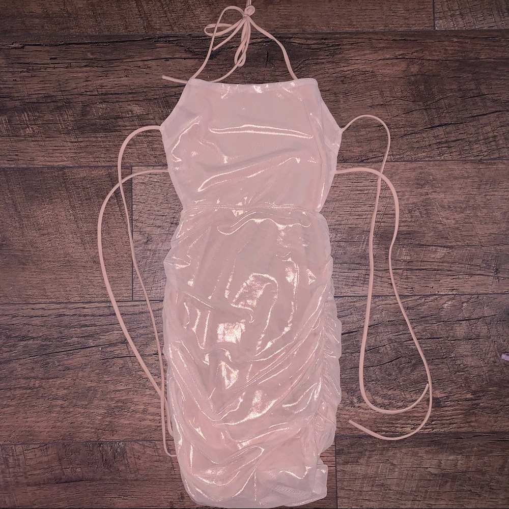 Lucy in the sky gold shimmer dress